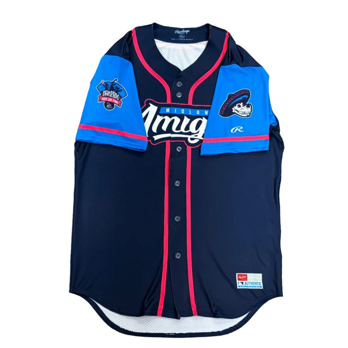 Midland RockHounds Rawlings Authentic Copa Amigos Jersey