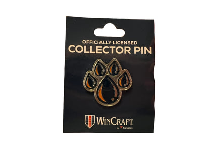 Midland RockHounds WinCraft Oil Drop Pawprint Pin