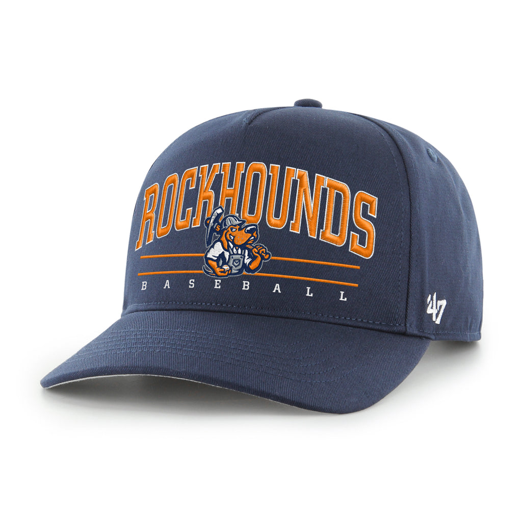 rokh ロク　キャップ ネイビー Midland RockHounds '47 Roscoe Hitch Adjustable Hat
