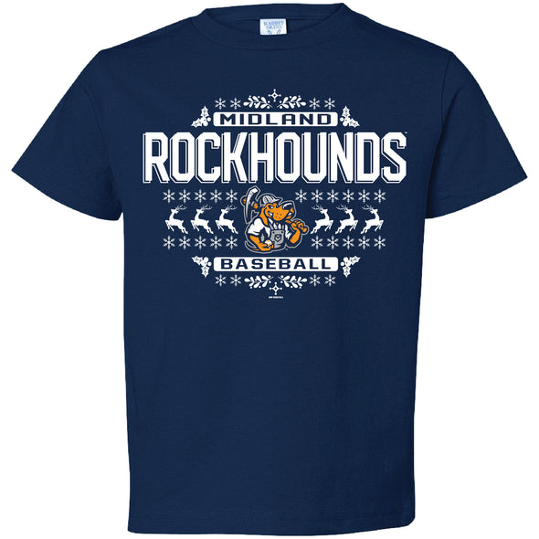 Midland RockHounds Holiday 'Yuletide' Toddler T-shirt