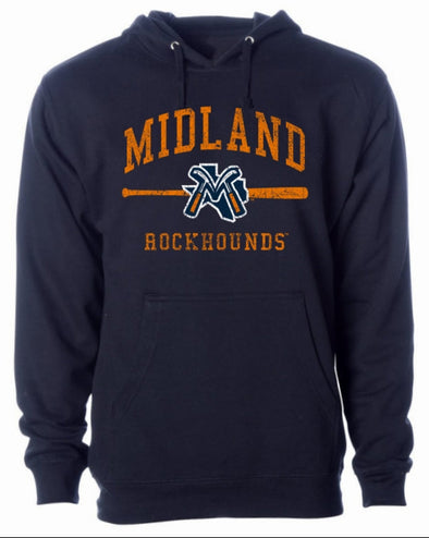 Midland RockHounds 108 Stitches Arch Bat Hoodie