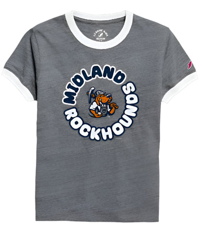 Midland RockHounds Youth Triblend Ringer Tee
